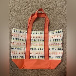 Victoria's Secret Colorful Text Tote Bag